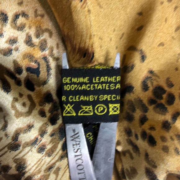 SOLD Scully Suede Brown Leather Ruffle Jacket - Picture 5 of 5